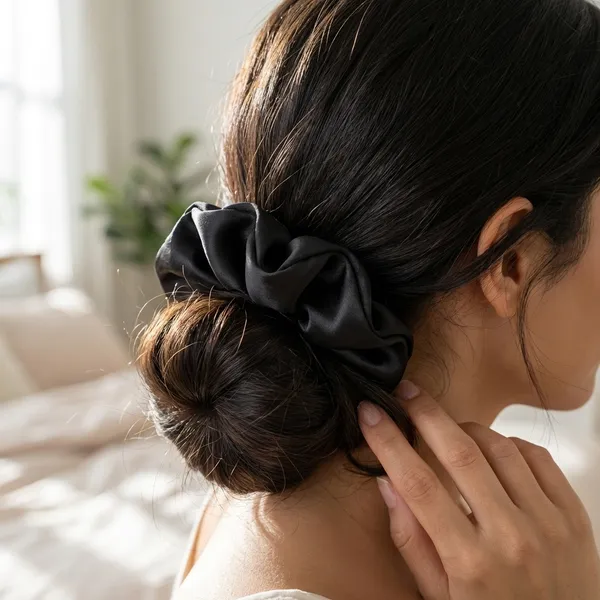 Black_Cotton_Linen_Satin_Scrunchie_For_Women_(Pack_Of_2)