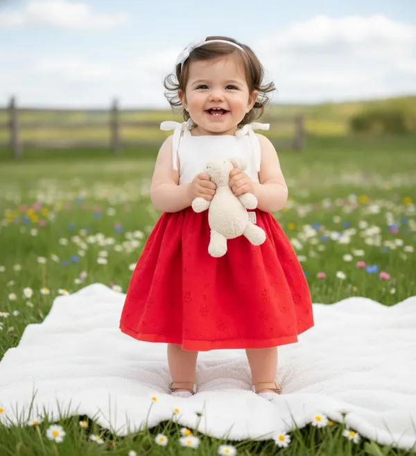 Toddler_Girls'__Red_&_White