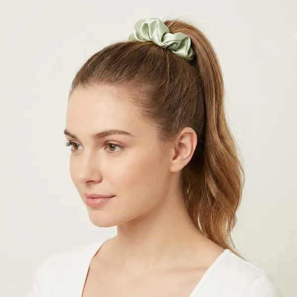 Green_Cotton_Linen_Copper_Elegant_Satin_Scrunchie_For_Women_(Pack_Of_2)