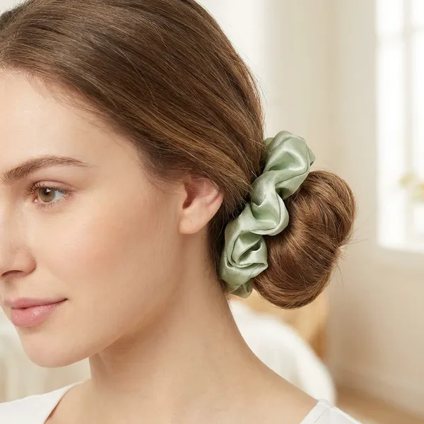Green_Cotton_Linen_Copper_Elegant_Satin_Scrunchie_For_Women_(Pack_Of_2)