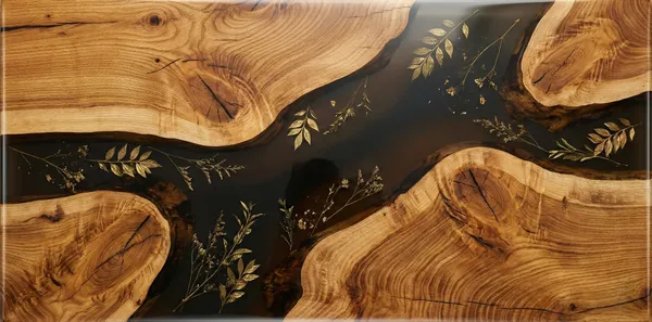 Multicolor_3D_Riverwood_Gold_Leaf_Foldable_Epoxy_Resin_Table_For_Home_decor
