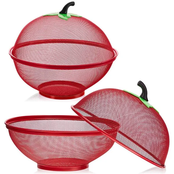 Plastic_Apple_Shape_Basket_For_Kitchen