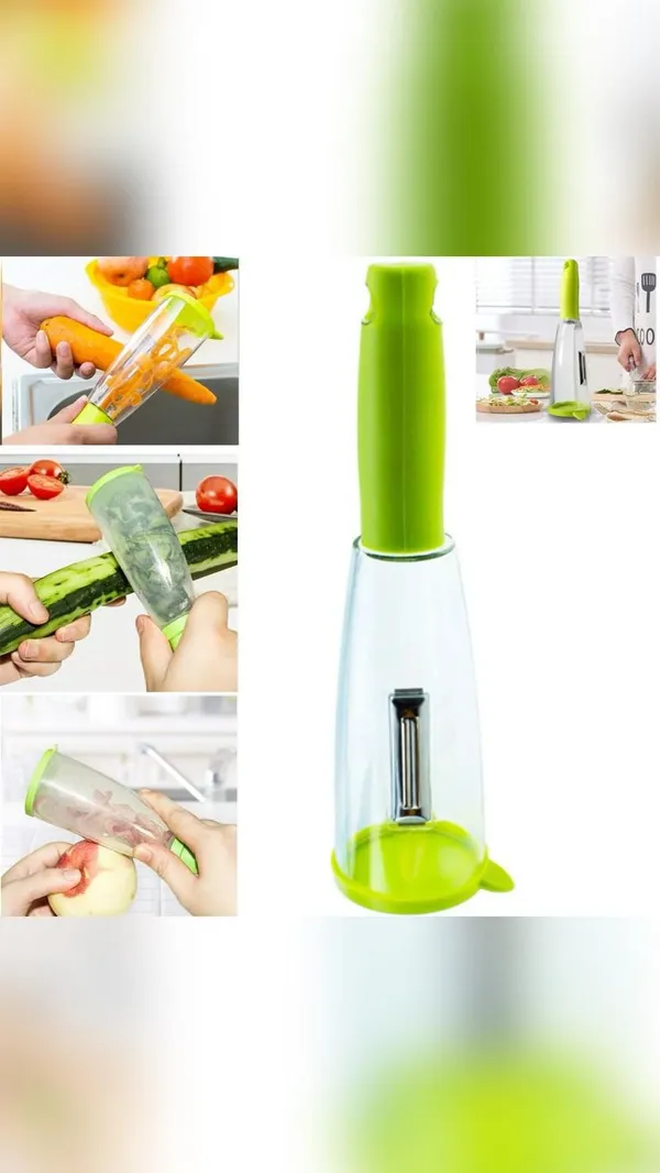 Plastic_And_Steel_Vegetable_Peeler_With_Container_For_Kitchen