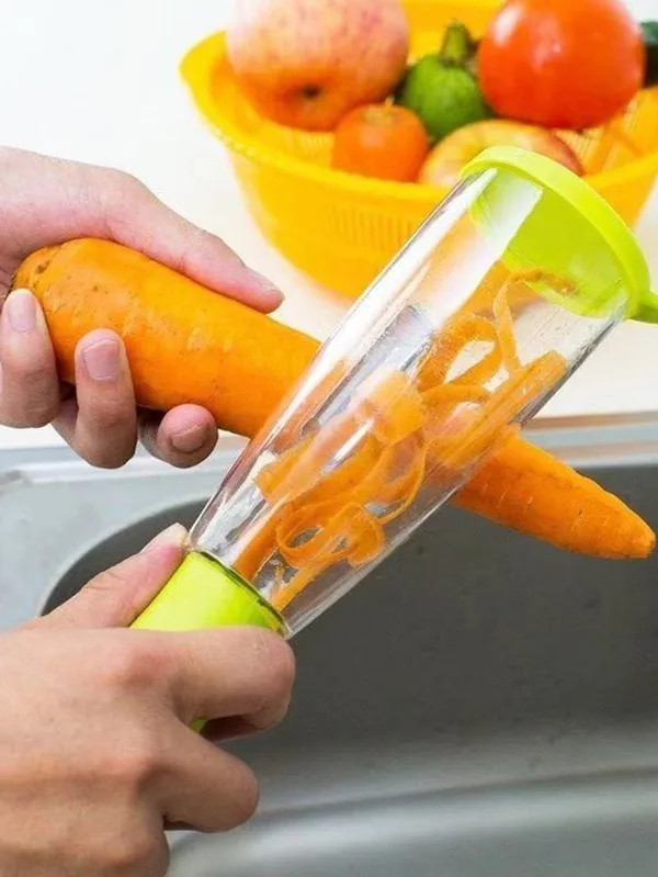 Plastic_And_Steel_Vegetable_Peeler_With_Container_For_Kitchen
