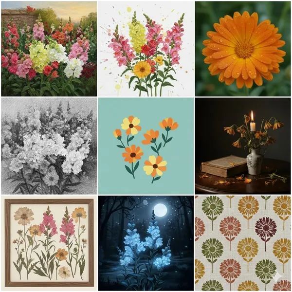Medium_Stunning_Winter_Bedding_Flowers-2_Packets_(Antirrihinum_semi_Tall_and_Calendula_FG_Mix).
