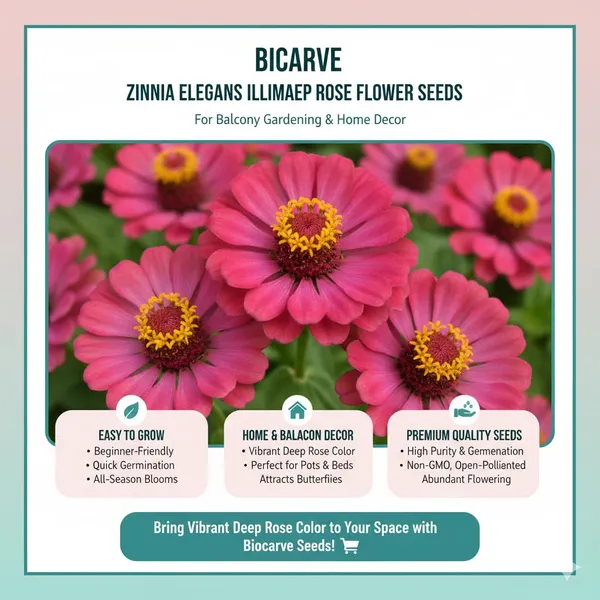 Pack_Of_7_Zinnia_Illumination_Deep_Rose_(Pink)_Flower_Seeds_Premium