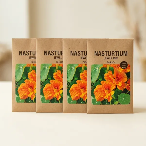 Nasturtium_Varigated_Mix_Flower_Seeds__Pack_Of_4