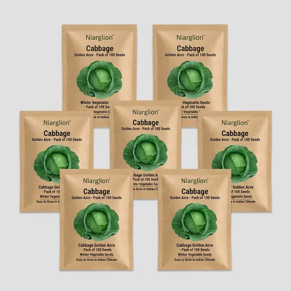 Pack_Of_7_Cabbage_Golden_Acre__Seeds