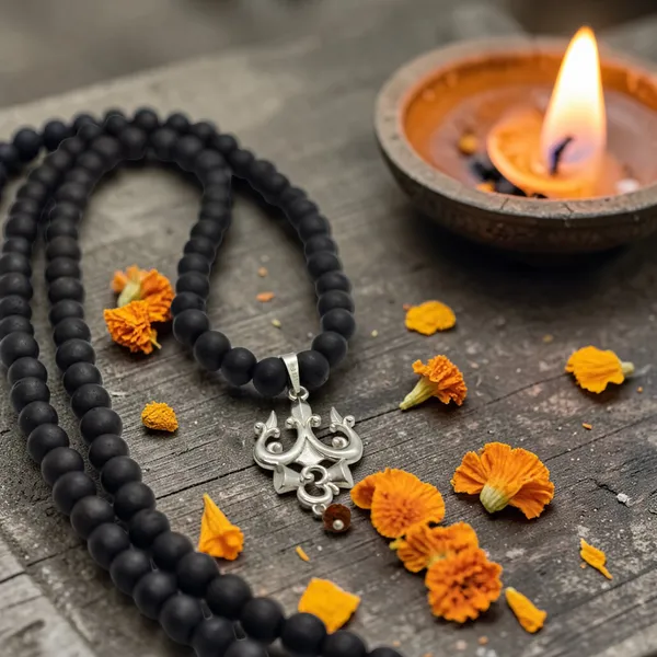 Silver_And_Black_Trishul_Pendant_For_Unisex