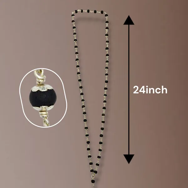 Silver_And_Black_Karungali_Mala_54_Beads_6_Mm_Meditation_Prayer_Mala