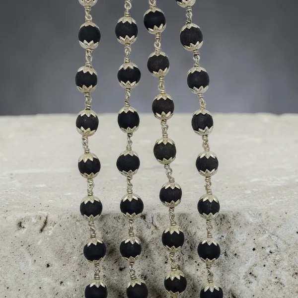 Silver_And_Black_Karungali_Mala_54_Beads_8_Mm_Meditation_Prayer_Mala