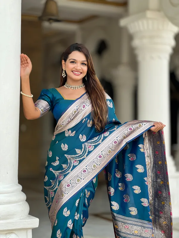 Morpis_Soft_Banarasi_Silk_Saree_With_Zari_Weaving_Meenakari_Touchup_Design_All_Over_The_Saree_And_Meenakari_Weaving_Rich_Pallu_For_Women