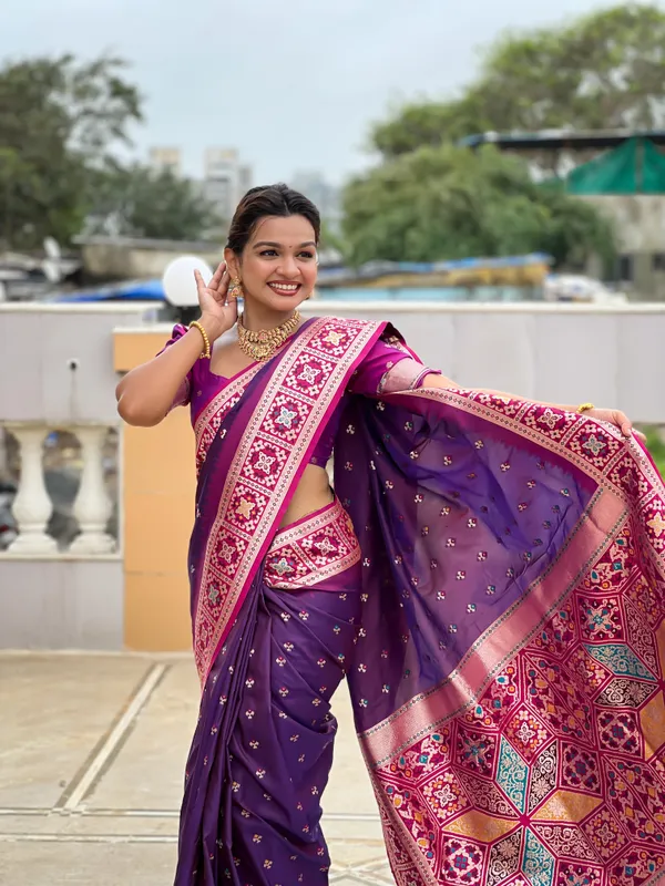 Purple_Soft_Banarasi_Silk_Saree_With_Zari_Weaving_Meenakari_Touchup_Design_All_Over_The_Saree_And_Meenakari_Weaving_Rich_Pallu_For_Women