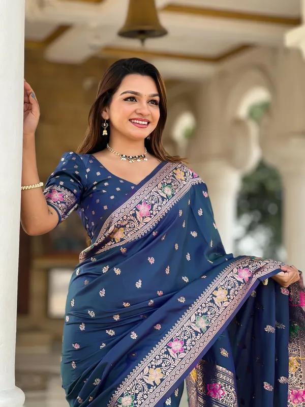 Morpis_Soft_Banarasi_Silk_Saree_With_Zari_Weaving_Meenakari_Touchup_Design_All_Over_The_Saree_And_Meenakari_Weaving_Rich_Pallu_For_Women