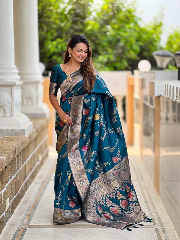 Morpis_Soft_Banarasi_Silk_Saree_With_Zari_Weaving_Meenakari_Touchup_Design_All_Over_The_Saree_And_Meenakari_Weaving_Rich_Pallu_For_Women