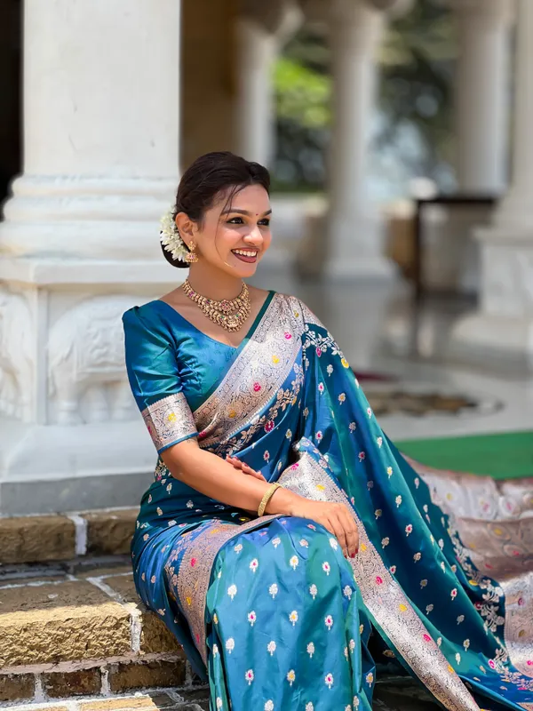 Morpis_Soft_Banarasi_Silk_Saree_With_Zari_Weaving_Meenakari_Touchup_Design_All_Over_The_Saree_And_Meenakari_Weaving_Rich_Pallu_For_Women
