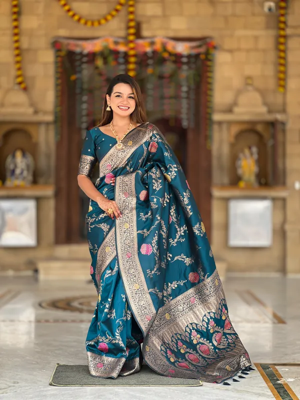 Morpis_Soft_Banarasi_Silk_Saree_With_Zari_Weaving_Meenakari_Touchup_Design_All_Over_The_Saree_And_Meenakari_Weaving_Rich_Pallu_For_Women