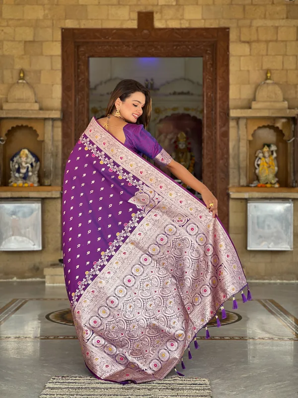 Purple_Soft_Banarasi_Silk_Saree_With_Zari_Weaving_Meenakari_Touchup_Design_All_Over_The_Saree_And_Meenakari_Weaving_Rich_Pallu_For_Women