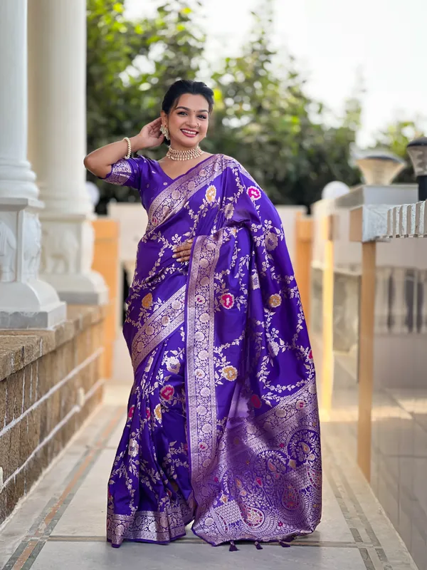 Purple_Soft_Banarasi_Silk_Saree_With_Zari_Weaving_Meenakari_Touchup_Design_All_Over_The_Saree_And_Meenakari_Weaving_Rich_Pallu_For_Women