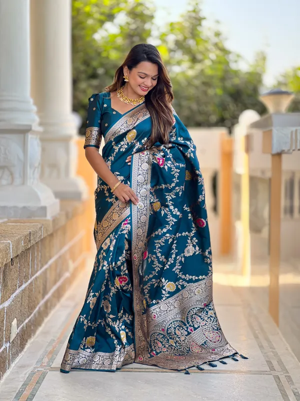 Morpis_Soft_Banarasi_Silk_Saree_With_Zari_Weaving_Meenakari_Touchup_Design_All_Over_The_Saree_And_Meenakari_Weaving_Rich_Pallu_For_Women