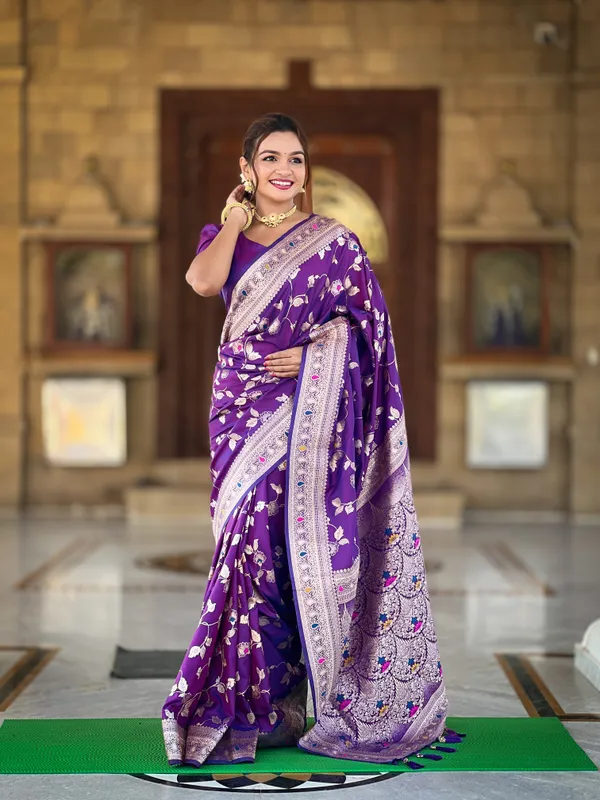 Purple_Soft_Banarasi_Silk_Saree_With_Zari_Weaving_Meenakari_Touchup_Design_All_Over_The_Saree_And_Meenakari_Weaving_Rich_Pallu_For_Women