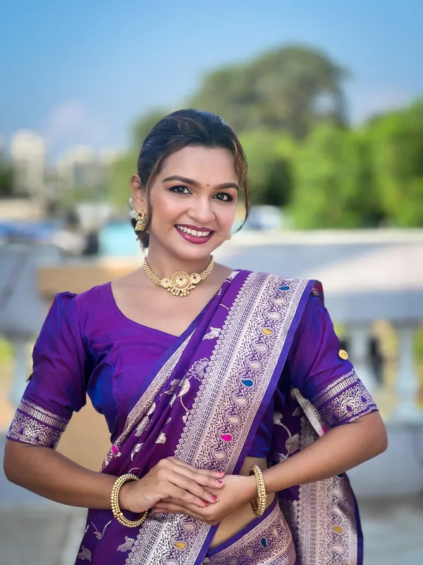 Purple_Soft_Banarasi_Silk_Saree_With_Zari_Weaving_Meenakari_Touchup_Design_All_Over_The_Saree_And_Meenakari_Weaving_Rich_Pallu_For_Women