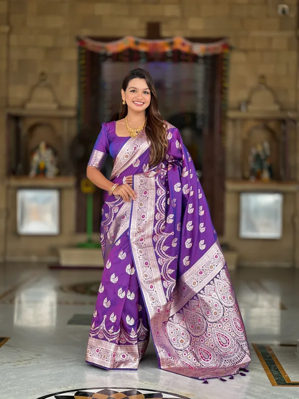 Purple_Soft_Banarasi_Silk_Saree_With_Zari_Weaving_Meenakari_Touchup_Design_All_Over_The_Saree_And_Meenakari_Weaving_Rich_Pallu_For_Women