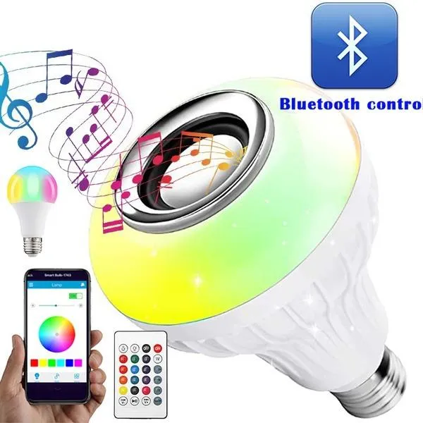 Multicolor_1363_Wireless_Tooth_Sensor_12W_Music_Led_Bulb_With_Remote_Controller