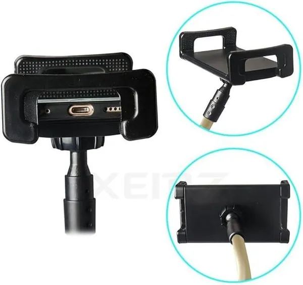 Black_And_Golden_Mobile_Phone_Tablet_Stand_Flexible_Clip