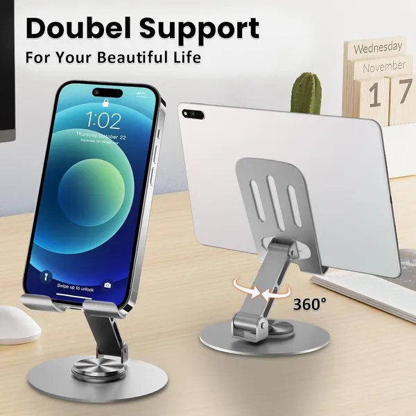 Grey_Aluminium_360_Rotatable_Phone_Tablet_Stand