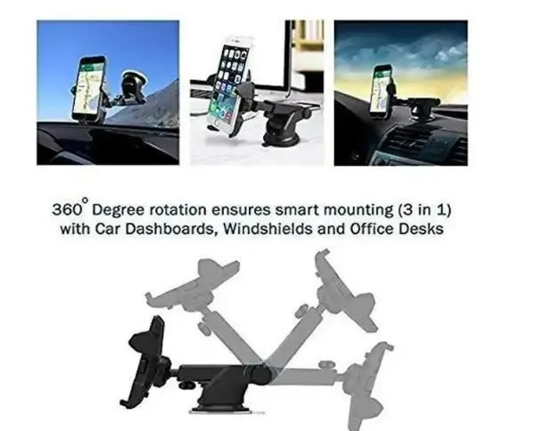 Black_Revolex_Zoom_Star_Pros_Car_Mobile_Holder_For_Dashboard
