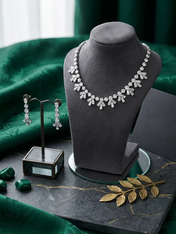 Art_Deco-Inspired_Baguette_Crystal_Necklace_&_Drop_Earring_Set_–_Silver-Tone_Bridal_&_Special_Occasion_Jewelry
