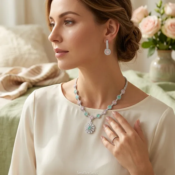 Elegant_Pastel_Stone_Jewelry_Set_–_Silver-Plated_Necklace_&_Drop_Earrings_with_Pink_and_Mint_Green_Crystals