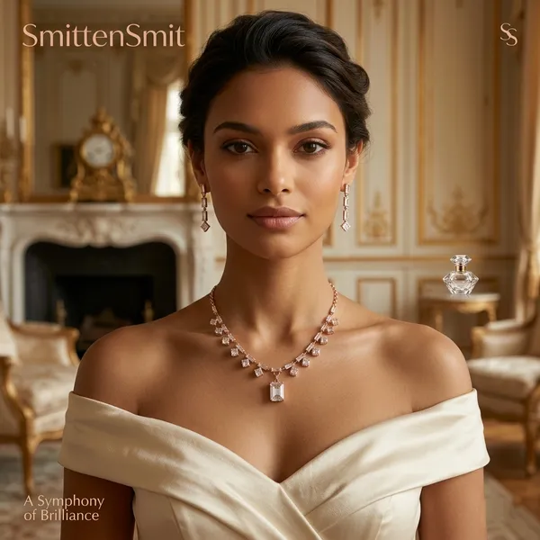 Elegant_Rose_Gold_American_Diamond_Choker_Necklace_Set_with_Matching_Earrings
