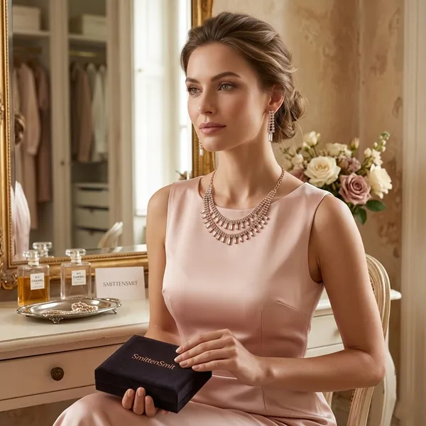 Rose_Gold_Plated_American_Diamond_Choker_Necklace_Set_with_Matching_Drop_Earrings