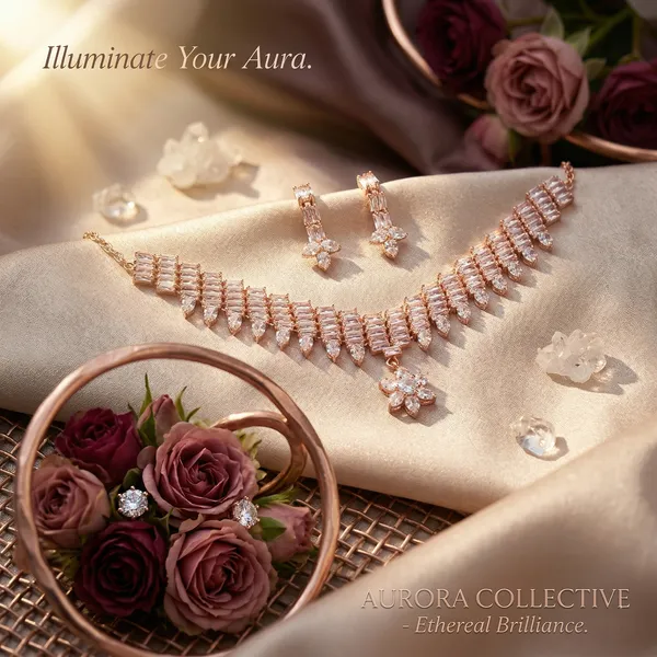 Rose_Gold-Plated_Sparkling_American_Diamond_Necklace_Set_with_Matching_Earrings