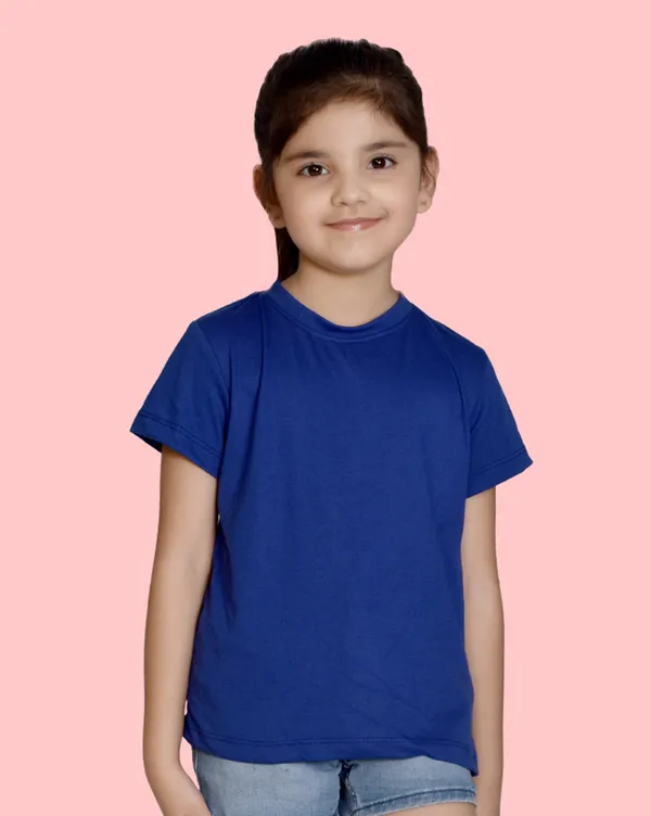 Royal_Blue_Solid_Round_Neck_Half_Sleeves_T-Shirt_For_Girls