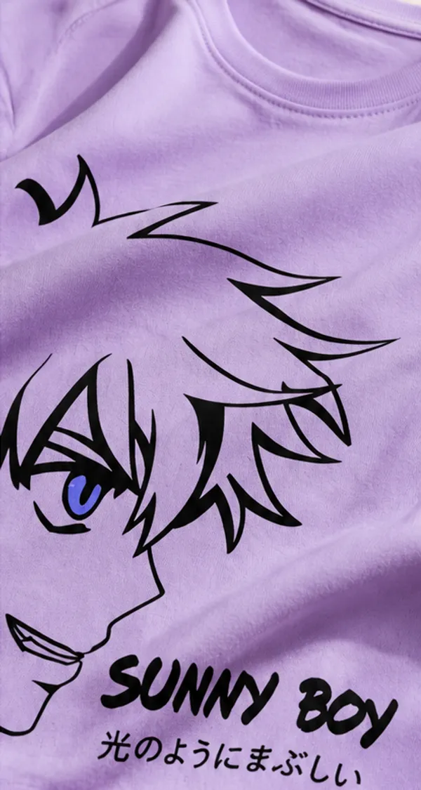 NUSYL_Sunny_Boy_Lilac_Anime_Co-ord_Set_β_Kids