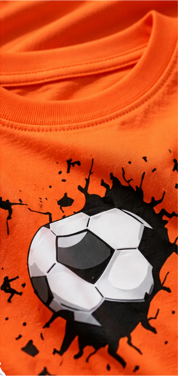 NUSYL_Orange_Football_Splash_Kids’_Co-Ord_Set