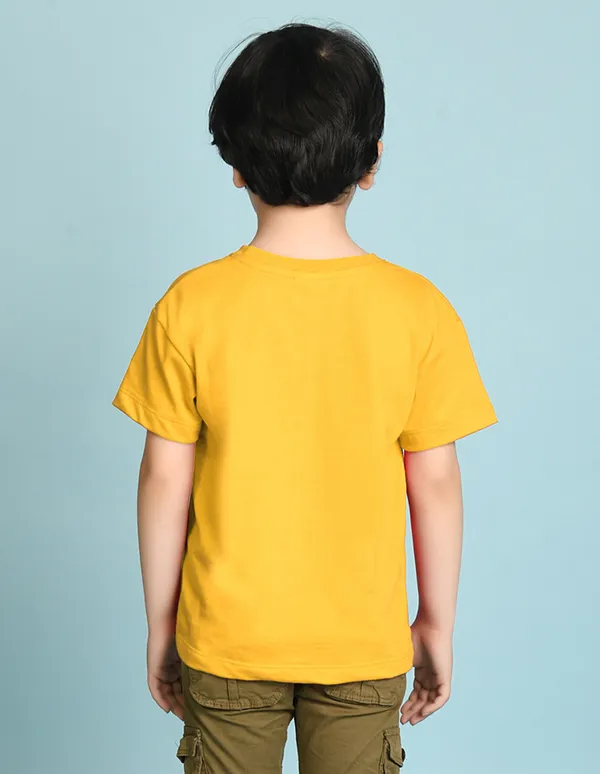 Yellow_Solid_Round_Neck_Half_Sleeves_Oversized_T-Shirt_For_Boys