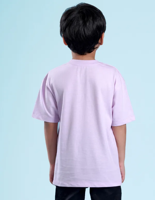 Lilac_Solid_Round_Neck_Half_Sleeves_Oversized_T-Shirt_For_Boys