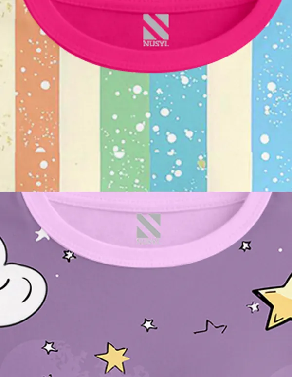 Nusyl_Girls_Lilac_&_Hot_Pink_Stars_Printed_&_Cats_Printed_Dresses_Pack_Of_2_Soft_&_Comfortable_Dresses_Cozy_Summer_Wear_For_Kids_&_Teen_Girls