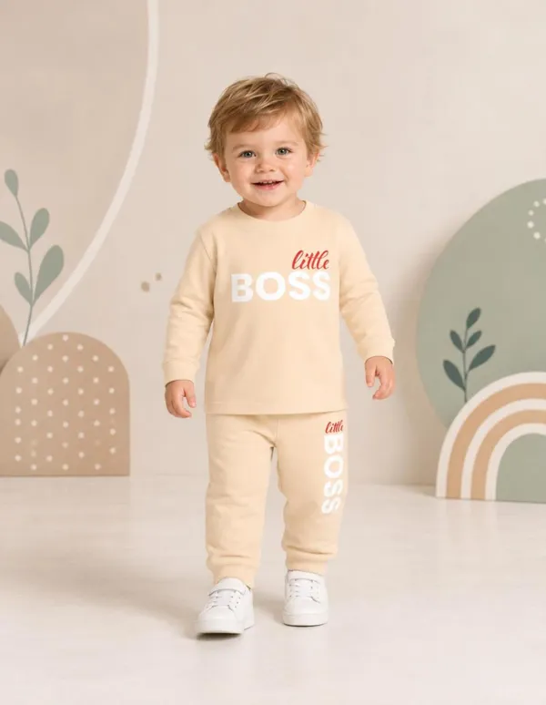 NUSYL_Boys_Beige_Little_Boss_Text_Printed_Cotton_Blend_T-shirts_and_Joggers_|_Boys's_Regular_Length_T-shirts_and_Regular_Jogger