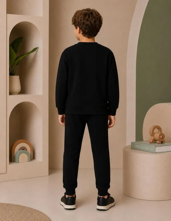 NUSYL_Boys_Black_Brooklyn_Text_Printed_Cotton_Blend_T-shirts_and_Joggers_|_Boys's_Regular_Length_T-shirts_and_Regular_Jogger