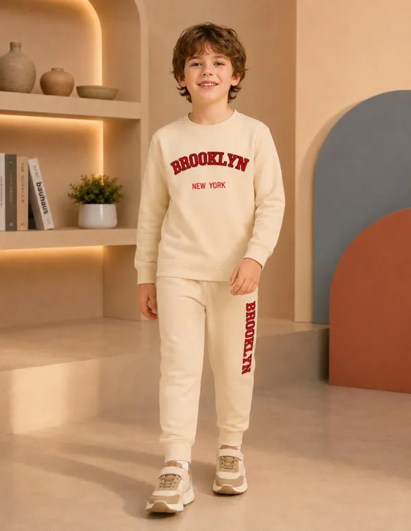 NUSYL_Boys_Beige_Brooklyn_Text_Printed_Cotton_Blend_T-shirts_and_Joggers_|_Boys's_Regular_Length_T-shirts_and_Regular_Jogger