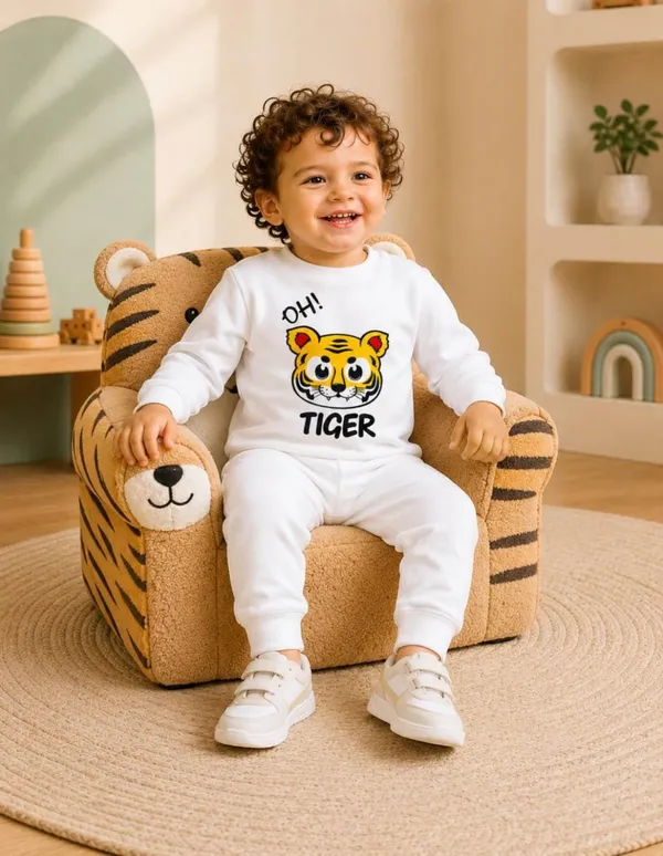 NUSYL_Boys_White_Tiger_Printed_Cotton_Blend_T-shirts_and_Joggers_|_Boys's_Regular_Length_T-shirts_and_Regular_Jogger