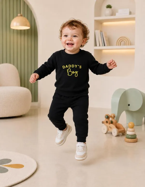 NUSYL_Boys_Black_Daddy's_Boy_Text_Printed_Cotton_Blend_T-shirts_and_Joggers_|_Boys's_Regular_Length_T-shirts_and_Regular_Jogger