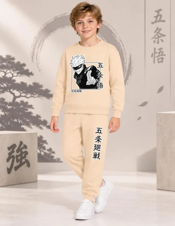 NUSYL_Boys_Beige_Anime_Printed_Cotton_Blend_T-shirts_and_Joggers_|_Boys's_Regular_Length_T-shirts_and_Regular_Jogger