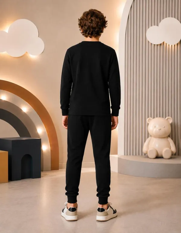 NUSYL_Boys_Black_Teddy_Bear_Printed_Cotton_Blend_T-shirts_and_Joggers_|_Boys's_Regular_Length_T-shirts_and_Regular_Jogger