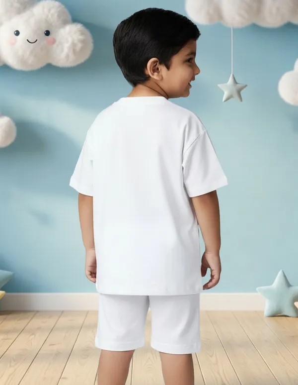 Nusyl_Boys_White_Teddy_Printed_&_Strive_Text_Printed_Cotton_Blend_Relaxed_T_Shirts_And_Shorts_With_Side_Pockets_Oversized_Length_T_Shirts_And_Shorts_Knee_Length